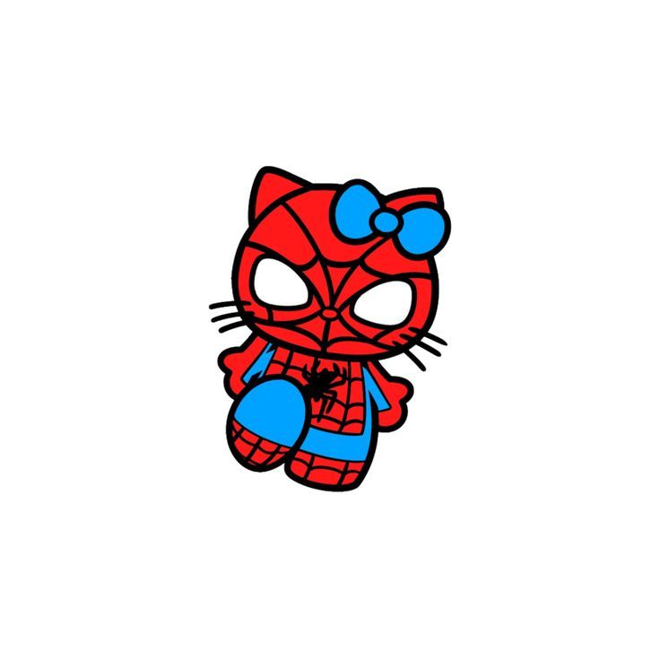 an image of a cartoon character with spiderman on it's face and the words hello