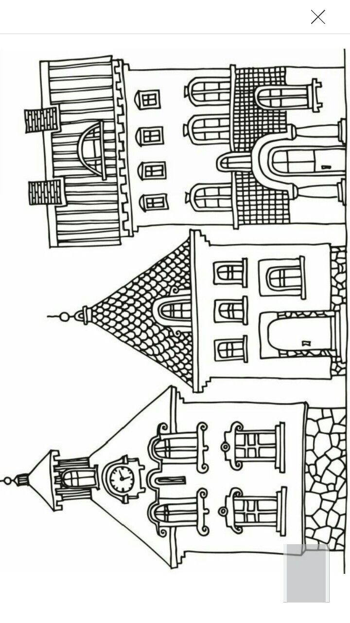 an image of a drawing of a castle