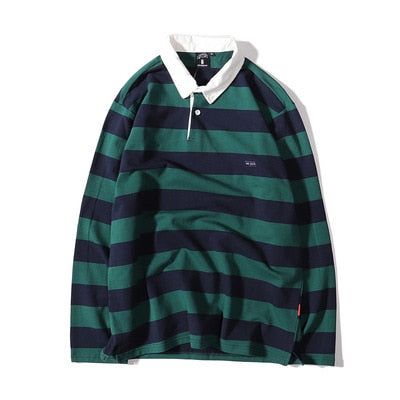 Advbridge Green Striped Patchwork Sweatshirts Men Women Casual Turn-Down Collar Pullovers Loose Retro Harajuku Hip Hop Streetwear Unisex Clothes Board, Patchwork Sweatshirt, Sweatshirts Men, Coat Women Fashion, Stripe Tee, Hip Hop Streetwear, Bottoming Shirt, Pull Sweat, Polo Neck