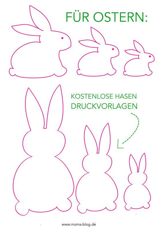 the instructions for how to make an easter bunnies with outlines and text on white paper