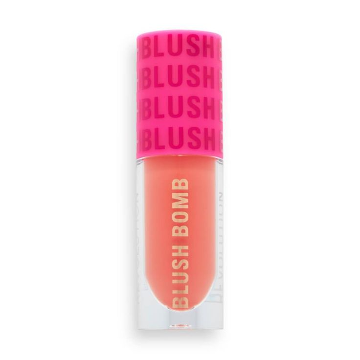 Revolution Blush Bomb Cream Blusher Glam Orange | Revolution Beauty Makeup Revolution Blush, Revolution Blush, Overnight Skin Care, Conditioner Curly Hair, Makeup Wishlist, Makeup Spray, Makeup To Buy, Cream Blush, Vegan Skincare