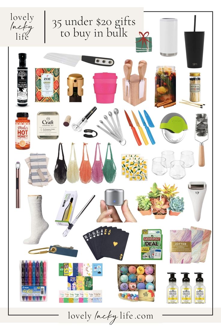 the ultimate gift guide for women over 25 under $ 20 gifts to buy in bulk