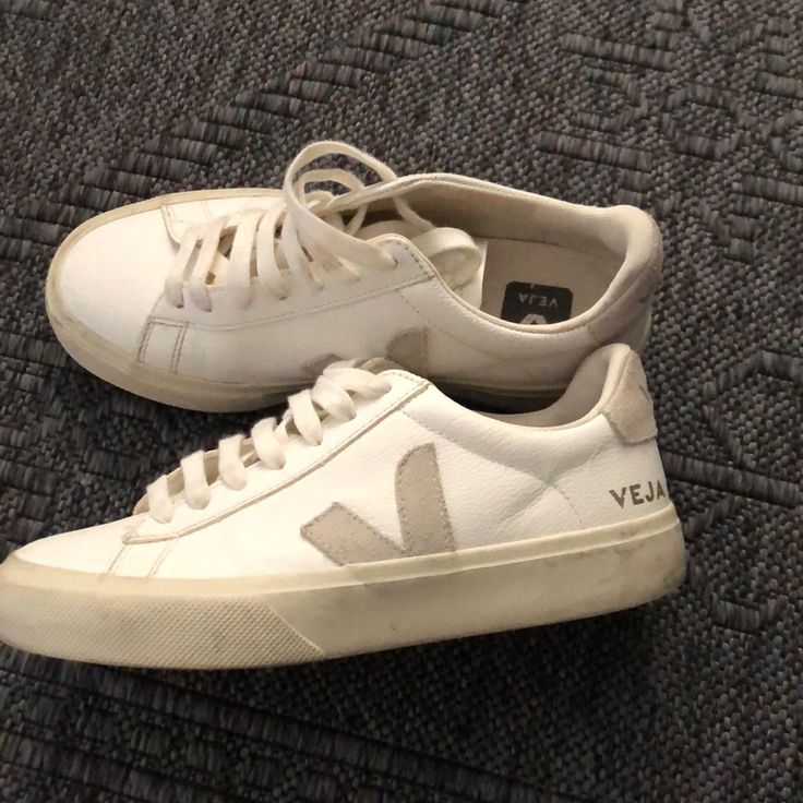 Veja Sneakers Size Eu 36/Us 5. Only Worn Twice! Veja Campo Sneakers, Shoes Veja, Veja Shoes, Veja Sneakers, Womens Shoes Sneakers, Shoes Sneakers, Color White, Women Shoes, Fashion Outfits