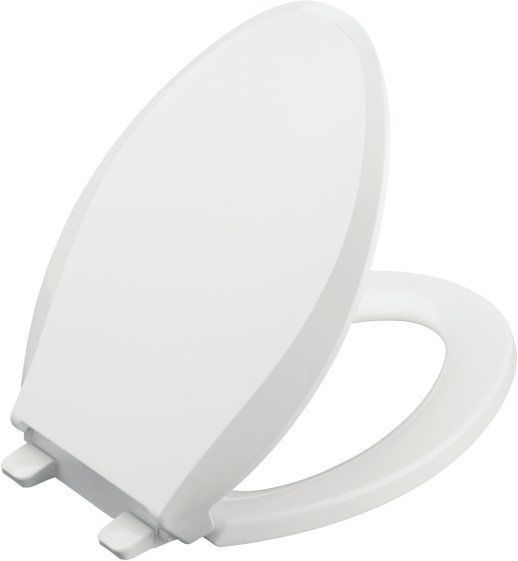 a white toilet seat with the lid up