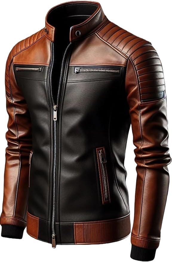 PRICES MAY VARY. @ Men's Genuine Lambskin Leather Jacket. @ This mens leather jacket is made with high-quality genuine leather for durability and style.. @ This leather jacket for men adds a touch of sophistication to any outfit. @ This genuine leather jacket is perfect for men offering a comfortable and stylish fit. @ Equipped with multiple pockets for practicality and storage. A-Star Plus Brings Men's Black Cafe Racer Leather Bomber Jacket seamlessly merges classic and edgy fashion, boasting s Black Cafe Racer, Leather Jacket Outfit Men, Man Cafe, Leather Jacket Mens, Mens Leather Jacket, Leather Jackets For Men, Leather Jacket Outfit, Leather Jacket Men Style, Cafe Racer Jacket