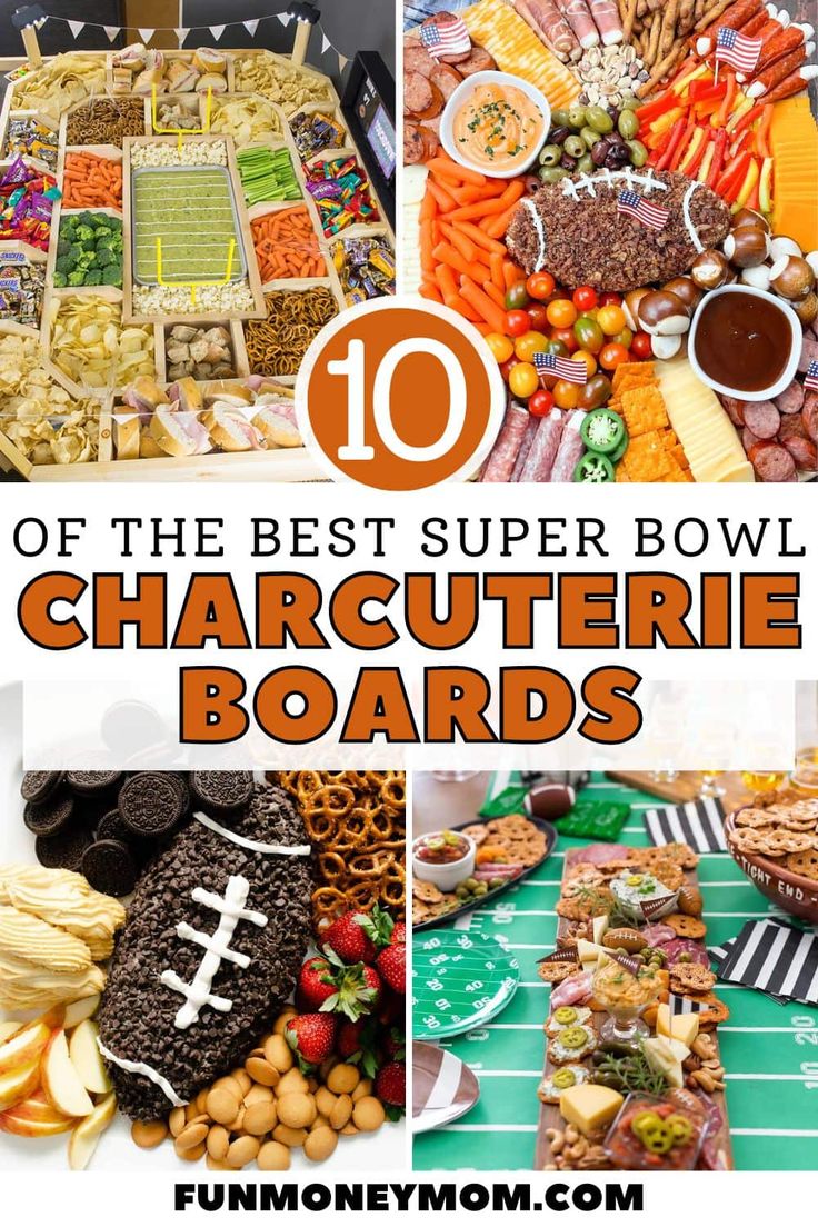 the best super bowl charcuterie boards for football fans and tailgaters are here