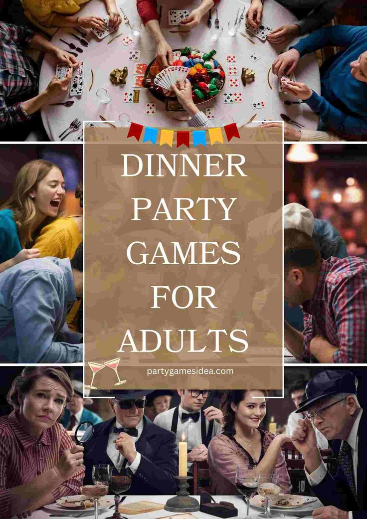 dinner party games for adults that are easy to play