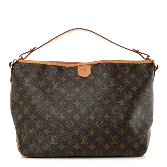 This is an authentic LOUIS VUITTON Monogram Delightful PM. This stylish shoulder bag is crafted of signature Louis Vuitton monogram coated canvas in brown with vachetta leather trim. The bag features a flat vachetta leather shoulder strap and gold plated hardware. The top is open to a brown striped fabric interiorwith a zipper pocket. Designer Brown Shoulder Bag In Signature Coated Canvas, Designer Everyday Shoulder Bag In Signature Coated Canvas, Designer Shoulder Bag In Signature Coated Canvas For Everyday, Everyday Luxury Bags With Leather And Monogram Canvas, Luxury Everyday Monogram Canvas Bag With Leather Trim, Everyday Luxury Signature Coated Canvas Shoulder Bag, Brown Shoulder Bag In Signature Coated Canvas For Everyday, Brown Signature Coated Canvas Shoulder Bag For Everyday Use, Brown Monogram Canvas Shoulder Bag With Leather Handles