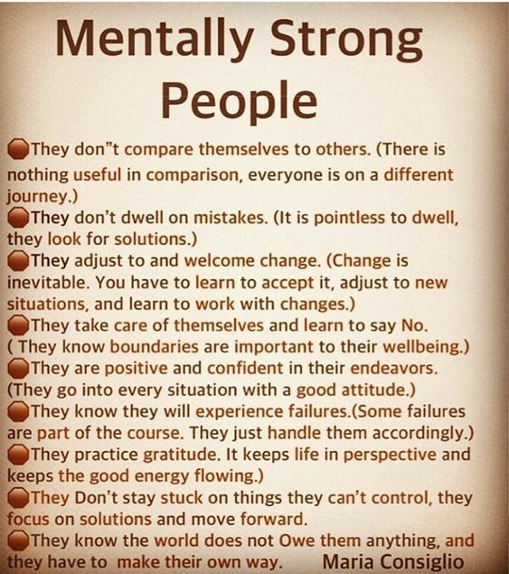 a sign that says mentally strong people