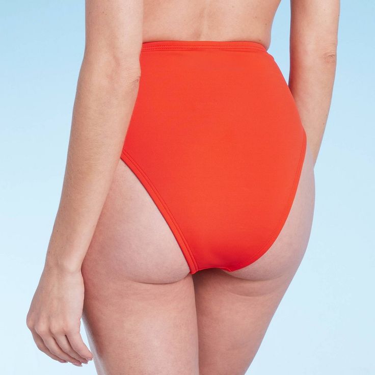 Create a refreshing look for summer days with this High-Waist High Leg Cheeky Bikini Bottom from Shade & Shore™. Made from soft fabric with added spandex and elastic at the leg openings, it offers stretchy comfort and confident coverage both in and out of the water. The cheeky high-leg design provides a flattering fit, and the solid hue is easy to pair with a variety of swim tops. Shade & Shore™: Found exclusively at Target. High Stretch Solid Swimwear For Swimming, High Stretch Swimwear For Pool And Beach, High Stretch Beachwear Tankini For Pool, High Stretch Swimwear For Summer Pool, High Stretch Swimwear For Pool, Nylon Swim Skirt For Summer Swimming, Seamless Summer Bottoms For Vacation, Beachwear Nylon Tankini With Stretch, High-stretch Summer Swimwear For Poolside