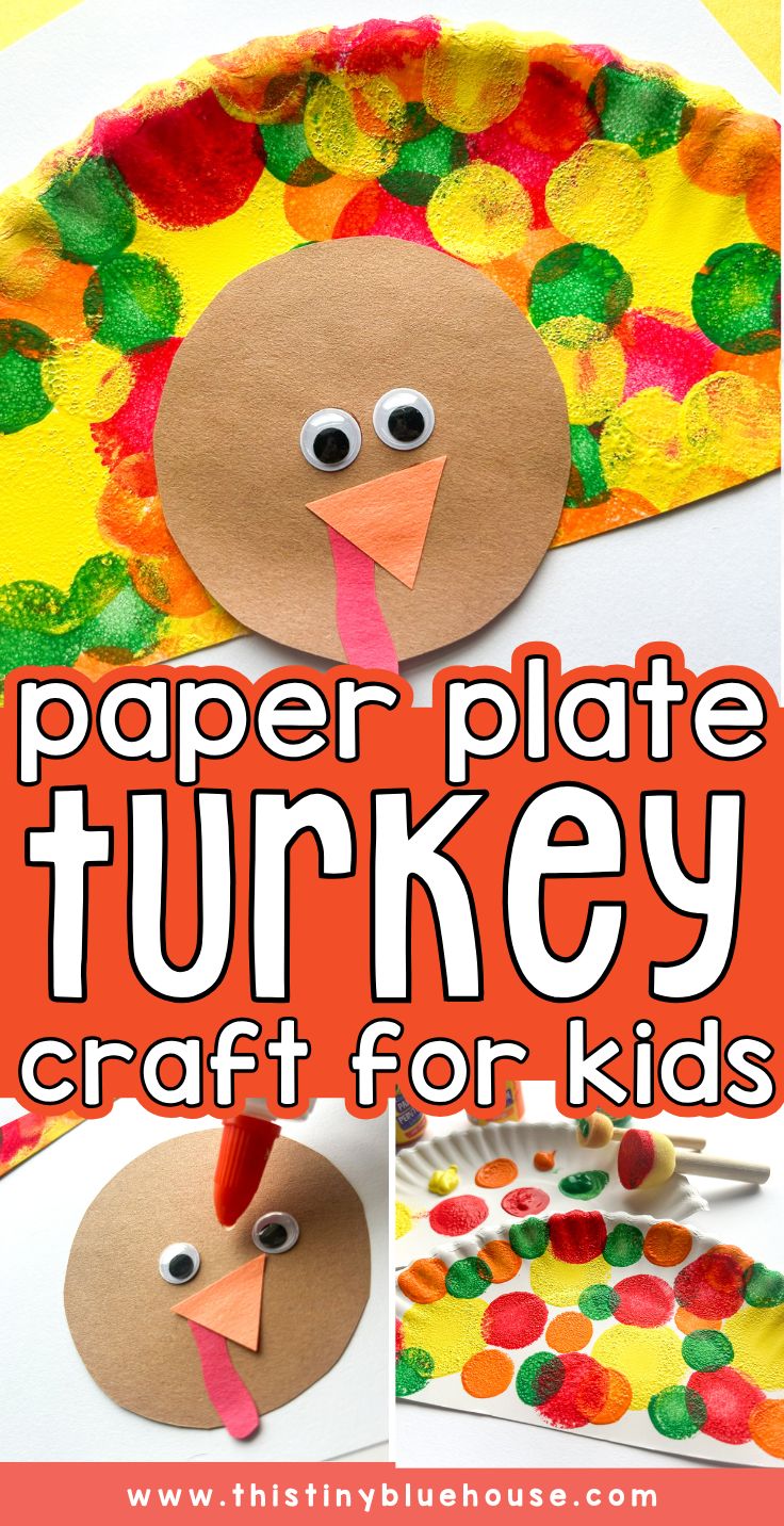 paper plate turkey craft for kids