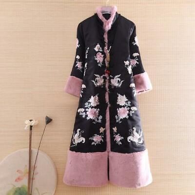 Chinese Style Women Embroidery Tang Suit Coat Quilted Cotton Thick Long Jacket L | eBay Women Embroidery, Tang Suit, Import From China, Suit Coat, Long Jacket, Tag Sale, Suits Coats, Style Women, Chinese Style