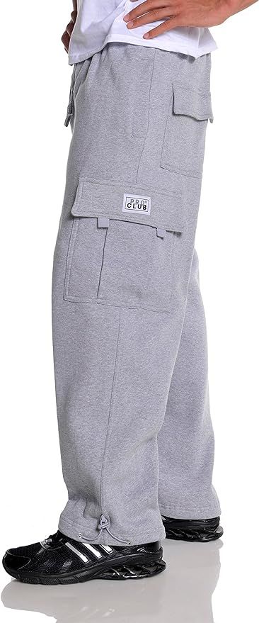 Cargo Sweatpants Outfit, Pro Club, Cargo Sweatpants, Athletic Sweatpants, Sweatpants Outfit, Mens Cargo, Baggy Pant, Dream Clothes, Mens Sweatpants