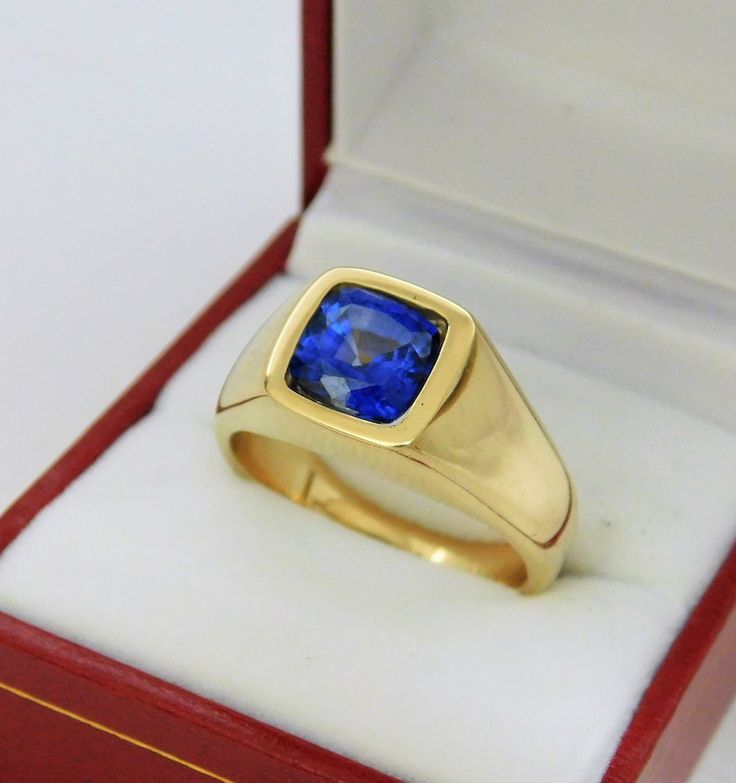 AAAA Blue Sapphire 8x8mm 3.16 Carats Heavy 14K Yellow Gold | Etsy Moldova Classic Royal Blue Round Sapphire Ring, Formal Blue Signet Ring Stamped 14k, Classic Rectangular Lab-created Sapphire Ring, Classic Yellow Gold Ring With Lab-created Sapphire, Classic Rectangular Sapphire Ring, Yellow Gold Sapphire Signet Ring With Polished Finish, Classic Sapphire Signet Ring With Polished Finish, Classic Blue Sapphire Ring, Classic Tanzanite Gold Ring