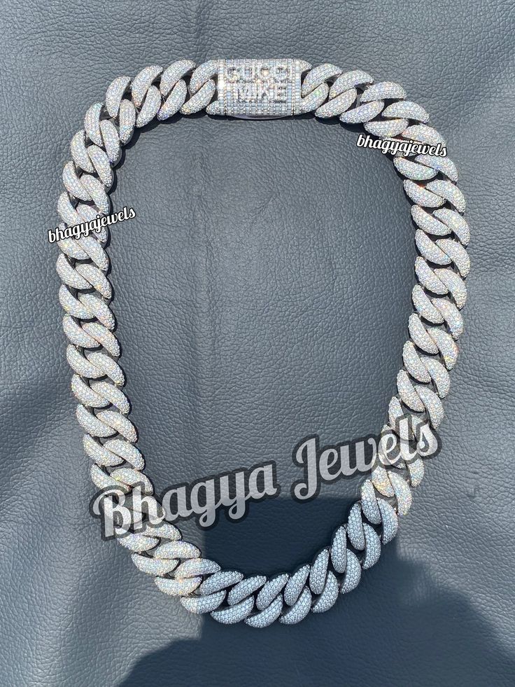 20 MM Iced out VVS Moissanite Diamond Cuban Link Chain 925 Silver 14 To 24 Inches Hip Hop Cuban Chains For Rapper Men Gifts, Iced Baguette Chain,Diamond Cuban Chain,Iced Bling Chain,Iced Out Mens Chain,VVS Moissanite Chain,Miami Cuban Necklace,Prong Cuban Chain,Iced Bust Down Chain,925 Silver Cuban Chains,Rapper necklace,Hip Hop Chain,Diamond Chain,Men Custom necklace ➤ 𝐓𝐲𝐩𝐞: 20mm Cuban Chain ➤ 𝐂𝐚𝐫𝐚𝐭 𝐰𝐞𝐢𝐠𝐡𝐭:- 43.27 To 74.18 Tcw ➤ 𝐃𝐢𝐚𝐦𝐨𝐧𝐝 𝐒𝐡𝐚𝐩𝐞:- Round ➤ 𝐃𝐢𝐚𝐦𝐨𝐧𝐝 Chains Rapper, Moissanite Chain, Diamond Cuban Link Chain, Baguette Chain, Types Of Diamond Cuts, Cuban Chains, Mens Chain, Cuban Necklace, Hip Hop Chains