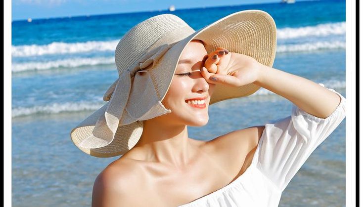 You can be sure heads will turn after noticing this strikingly beautiful sun hat on you. The large brim summer cap is a casual women wear that is made from straw and raffia. The Kentucky derby favorite will shield you from harmful UV rays. It's a floppy beach headgear that is made to a solid pattern and has a youthful bow style.

Specifications
Item Type: Sun Hats
Material: Straw
Material: Raffia
Style: Casual
Model Number: B-7834
Gender: Women
Brand Name: GeraldBlack
Pattern Type: Solid
Departm Bow Style, Summer Cap, Countries Around The World, Paper Straws, Kentucky Derby, Sun Hat, Solid Pattern, Uv Rays, Sun Hats