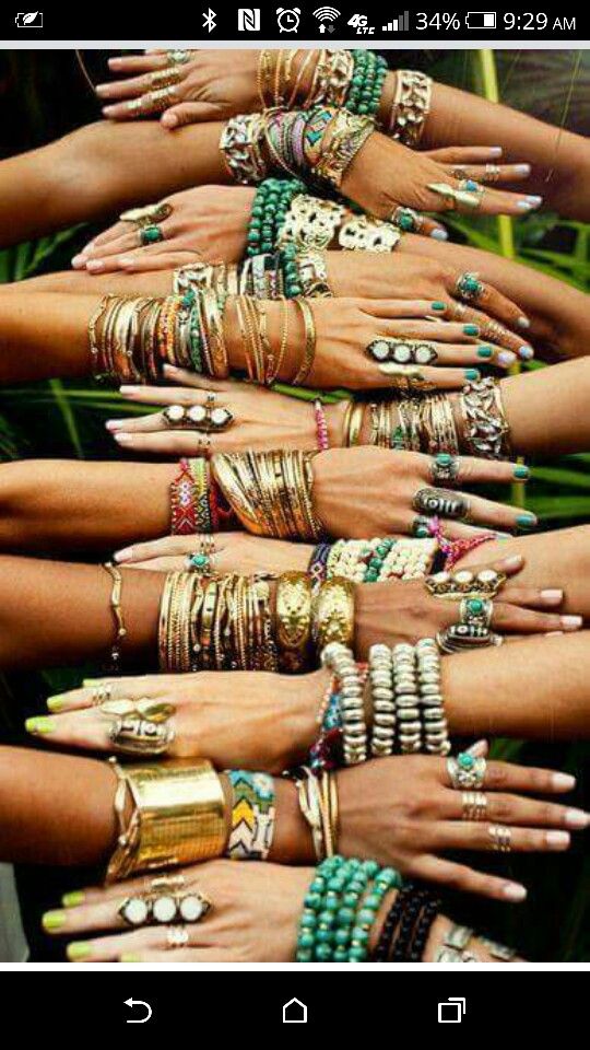 Hippie Elegante, Jewelry Trending, Jewelry Booth, Moda Hippie, Jewellery Trends, Ethno Style, Fabric Jewellery, Boho Styl, Boho Mode