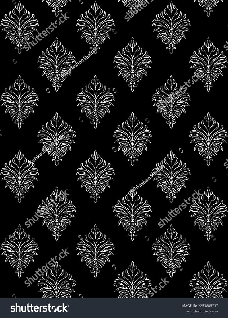 an abstract black and white background with stylized designs stock photo - 959782