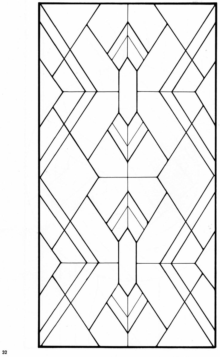 an image of a geometric design that is drawn in the style of art nouveauism