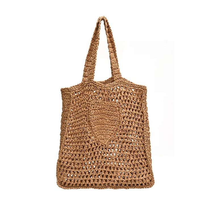 45486855913693 Square Shoulder Bag For Beach Season, Square Shoulder Bag For Beach Season Shopping, Eco-friendly Beige Square Beach Bag, Beige Rectangular Hobo Bag For Beach Season, Rectangular Brown Hobo Bag For Beach, Beach Square Woven Hobo Bag, Brown Tote Hobo Bag For Beach Season, Brown Hobo Tote Bag For Beach Season, Brown Crochet Shopping Bag For Beach Season