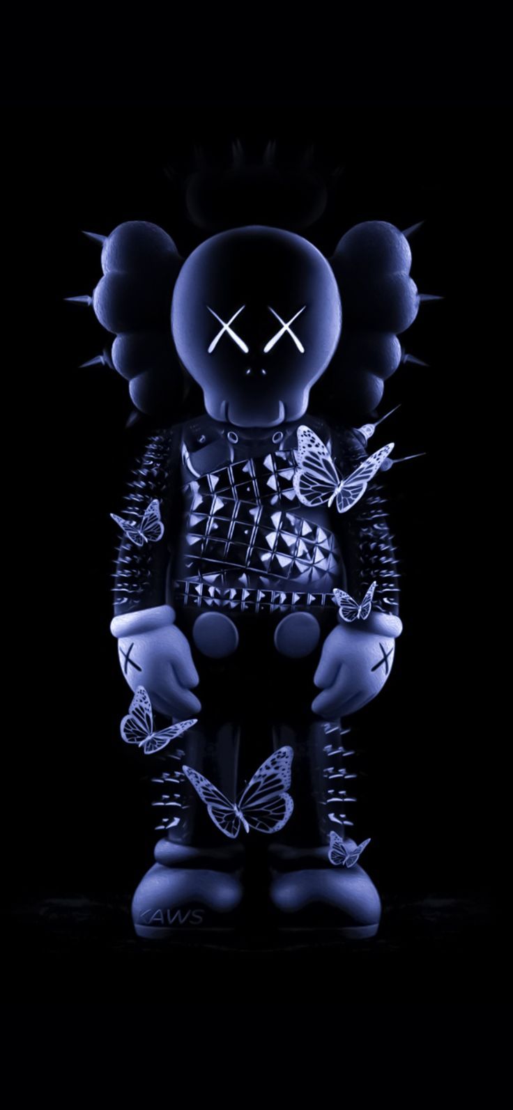 Kaws wallpaper with black background🧸 Wallpaper Backgrounds Kaws, Kaws Wallpapers, Kaws Wallpapers Black, Cool Wallpapers For Computer, Iphone Wallpaper King, Kaws Iphone Wallpaper, Iphone Lock Screen, Trippy Iphone Wallpaper, Kaws Wallpaper