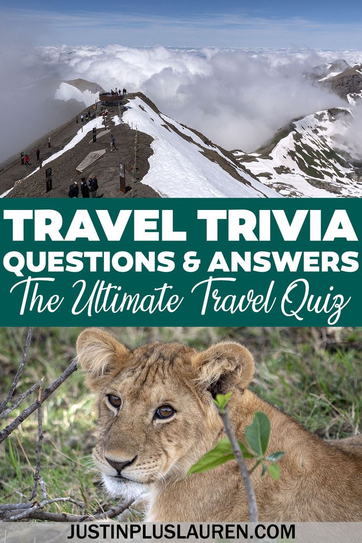 the ultimate travel guide for traveling in africa and asia with text overlaying it that reads, travel trivia questions & answers the ultimate travel quiz