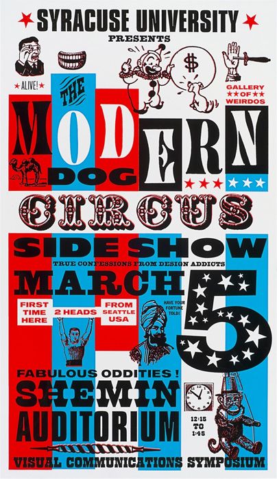 a poster for the modern circus show in san francisco, california on march 5th and 6th