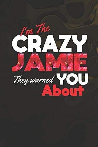 i'm the crazy jame they wanted you about poster with red and black lettering