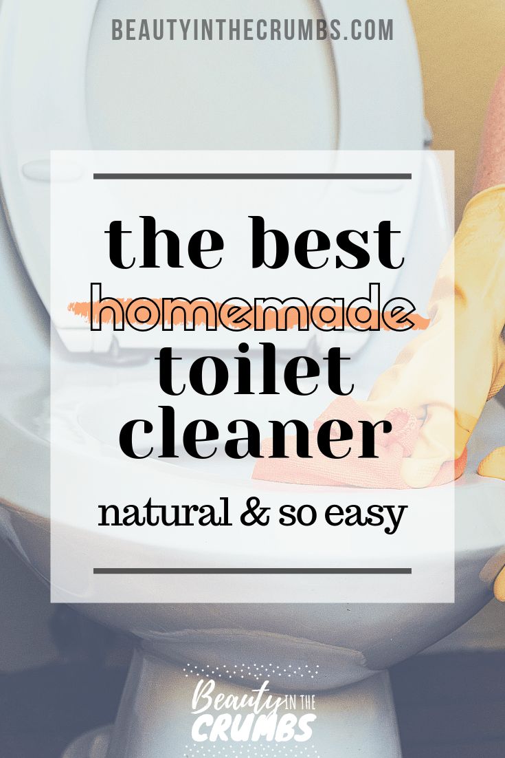 the best homemade toilet cleaner natural & so easy