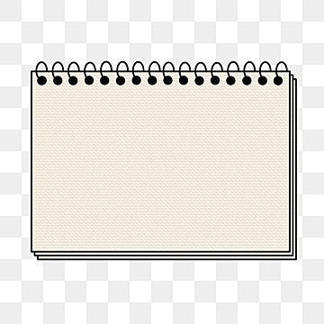 an open notebook with spirals on the pages, lined paper, and lines png and psd