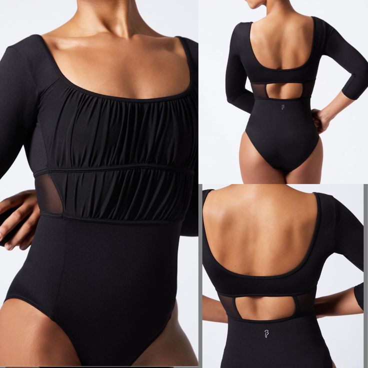 NEW COLLECTION! 🛒https://tightspotdancewear.com Dance Leotards Unique, Dance Fits, Lyrical Shoes, Pretty Dance Costumes, Leotard Tops, Dance Wear Ballet, Black Leotard, Free People Activewear, Dance Clothes