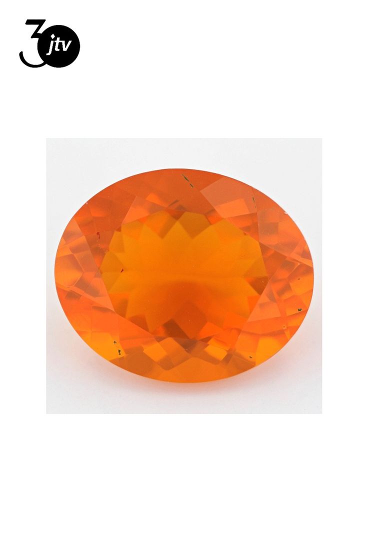 an orange stone on a white background