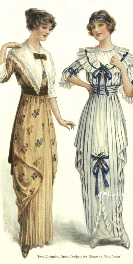 1915 Fashion Women, Edwardian Era Aesthetic, 1912 Fashion Women, 1910 Fashion Women, 1920 Dresses, 1915 Fashion, 1910 Dress, 1912 Fashion