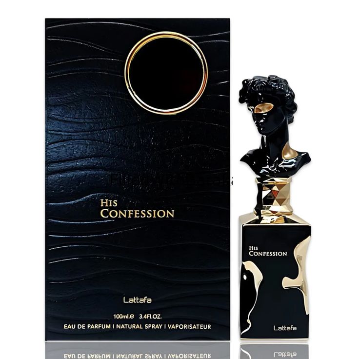 His Confession by Lattafa Perfumes is a Oriental Woody fragrance for men. This is a new fragrance. His Confession was launched in 2024. Top notes are Cinnamon, Lavender and Mandarin; middle notes are Benzoin, Iris, Mahonial and Cypress; base notes are Vanilla, Incense, Tonka, Patchouli, Cedarwood and Amber. Vanilla Incense, Fragrance Tester, Perfume Testers, Popular Perfumes, Fragrances Perfume Woman, Gift Sets For Women, Woody Fragrance, New Fragrances, Womens Fragrances