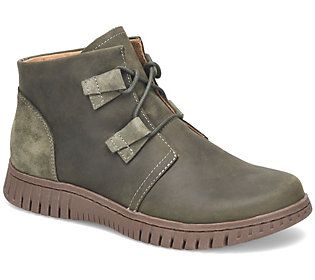 Enjoy the outdoors, run errands, or just kick back and relax in this hiker-chic Corine boot. Crafted from ultra-soft leather, it's designed with a grooved sole to flex naturally with every step. From Comfortiva by Softspots. Leather Footbed Combat Boots For Outdoor Fall Activities, Fall Outdoor Combat Boots With Leather Footbed, Fall Leather Combat Boots For Outdoor, Fall Hiking Lace-up Boots With Leather Footbed, Outdoor Ankle Combat Boots With Leather Footbed, Fall Waterproof High-top Walking Boots, Fall High-top Waterproof Walking Boots, Fall Season High-top Waterproof Walking Boots, Ankle Hiking Boots For Fall