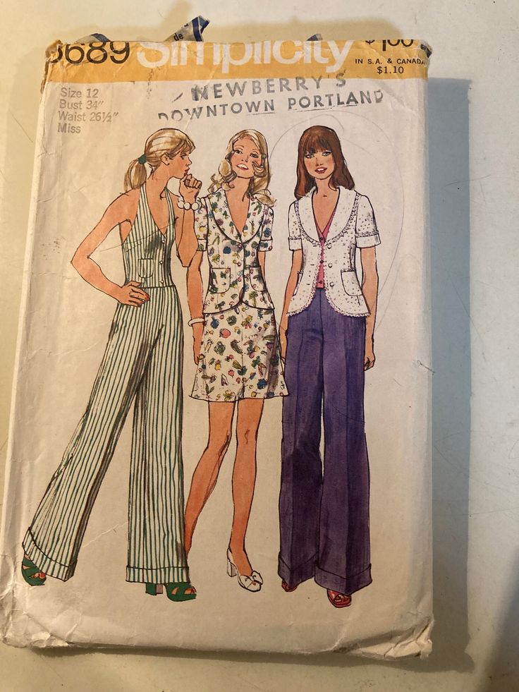 1973. Sewing Pattern is cut.