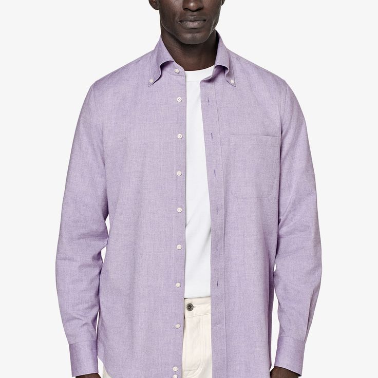 Suitsupply 'Ranked Nr.1 Suit' by Wall Street Journal - Shop Suitsupply's dapper collection of Men's Suits, Jackets, Trousers, Shirts, Ties, Shoes and Accessories. Purple Long Sleeve Dress Shirt For Business Casual, Purple Slim Fit Long Sleeve Dress Shirt, Purple Cotton Business Casual Shirt, Business Casual Purple Cotton Shirt, Purple Long Sleeve Dress Shirt With Button Closure, Purple Long Sleeve Shirt For Business Casual, Purple Slim Fit Button-up Shirt, Purple Shirt With Button Cuffs And Long Sleeves, Purple Shirt With Button Cuffs Long Sleeve