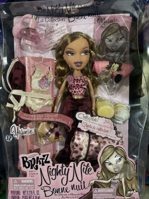 the doll is in its package for sale