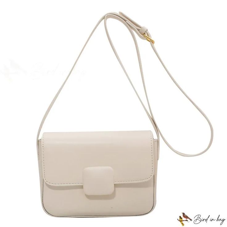 Bird in Bag - New simple fashion underarm bag simple casual solid color shoulder bag cross bag Simple Solid Color Satchel Shoulder Bag, Everyday Solid Color Crossbody Flap Bag, Versatile Solid Color Crossbody Shoulder Bag, Simple Solid Color Rectangular Shoulder Bag, Simple Rectangular Solid Color Shoulder Bag, Simple Beige Square Shoulder Bag, Everyday Solid Color Flap Shoulder Bag, Simple Solid Color Crossbody Bag, Minimalist Solid Color Rectangular Shoulder Bag