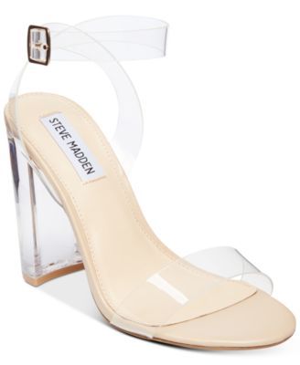 With a modern silhouette and trend-right transparency, CLEARER is a star sandal of the season. This stunner pairs perfectly with minimalist and/or futuristic ensembles. Plastic upper material Man-made lining Man-made sole Clear lucite heel 4 inch heel height Heels Clear, Vinyl Dress, Lucite Heels, Steve Madden Heels, Clear Heels, Flip Flop Shoes, Wedge Pumps, Dress Sandals, Block Heels Sandal