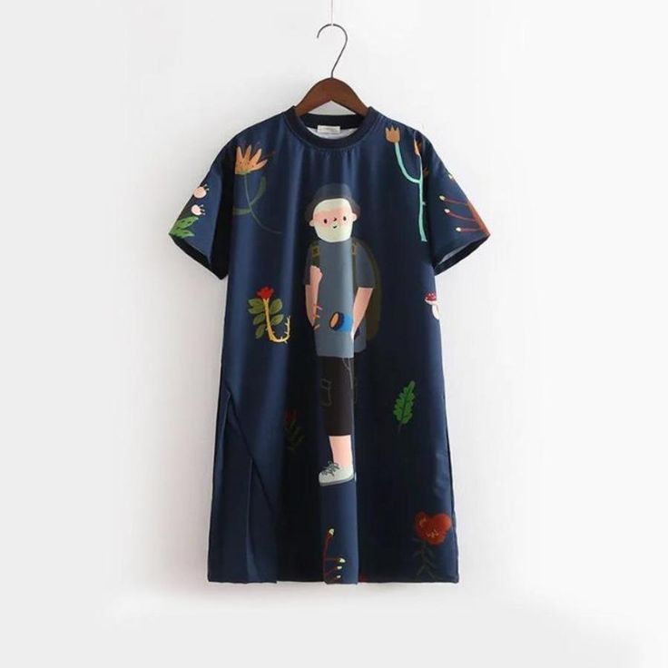 J-Fashion $10 OFF OVER $ 60 (CODE: D10)    J-Fashion $20 OFF OVER $100 (CODE: D20)     Description   Size Chart       Note: Pls check item size chart and delivery date before ordering.   
 
Includes:    ・Dress　                             Product ID:    ・J40004.    Materials:    ・Terylene, Chiffon.    Sleeve Length and style:    ・Short and Normal.    Pattern:    ・Hiking Man and others.    Color:    ・Mainly Navy.    Season: Fall Printed Short Sleeve Dresses, Fall Short Sleeve Printed Dresses, Fall Graphic Print Cotton Dress, Cotton Knee-length Dress With Graphic Print, Knee-length Cotton Dress With Graphic Print, Blue Cotton Dress With Graphic Print, Casual Patchwork Dress With Crew Neck, Casual Patchwork Crew Neck Dress, Casual Crew Neck Patchwork Dress