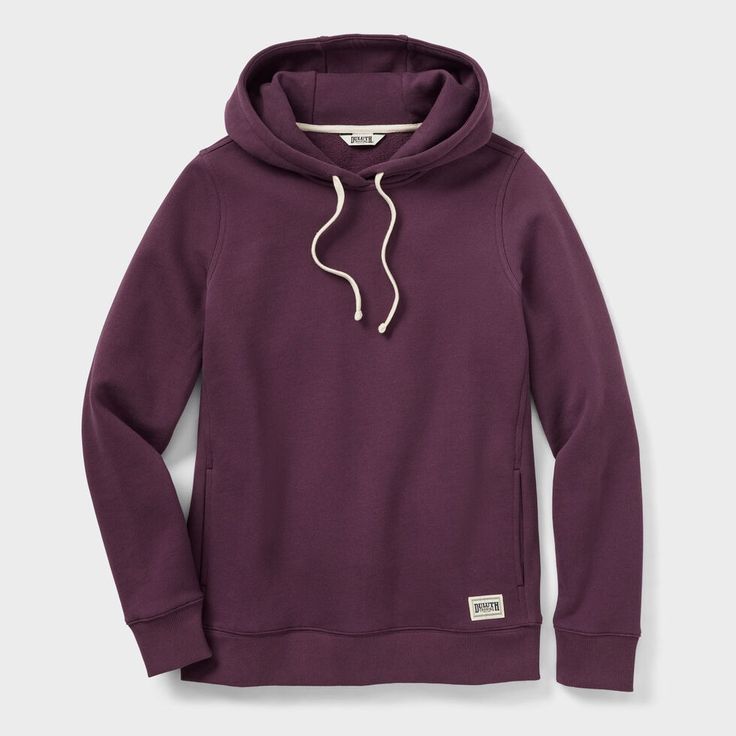 Women's Souped-Up Sweats Pullover Hoodie Ribbed Paneling, Duluth Trading Company, Never Settle, Hoodie Women, Duluth Trading, Plush Fabric, Knit Sweatshirt, Trading Company, Cotton Hoodie