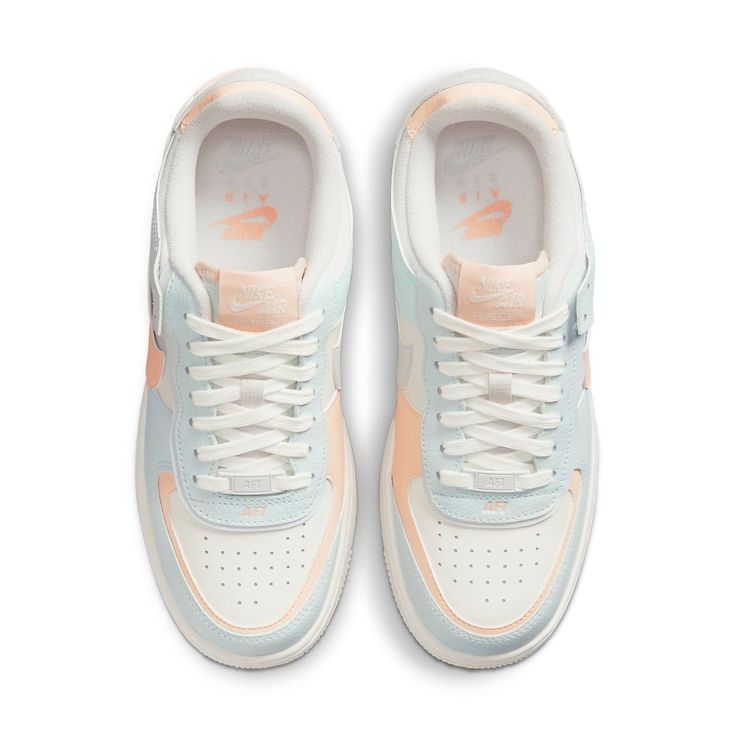 Nike Womens WMNS Air Force 1 Shadow Sail CU8591-104 Nike Shoes Women Fashion, Yeezy Boots, Shoes For School, Air Force Shoes, Nike Air Force 1 Shadow, Air Force 1 Shadow, Back To School Shoes, Preppy Shoes, Pretty Shoes Sneakers