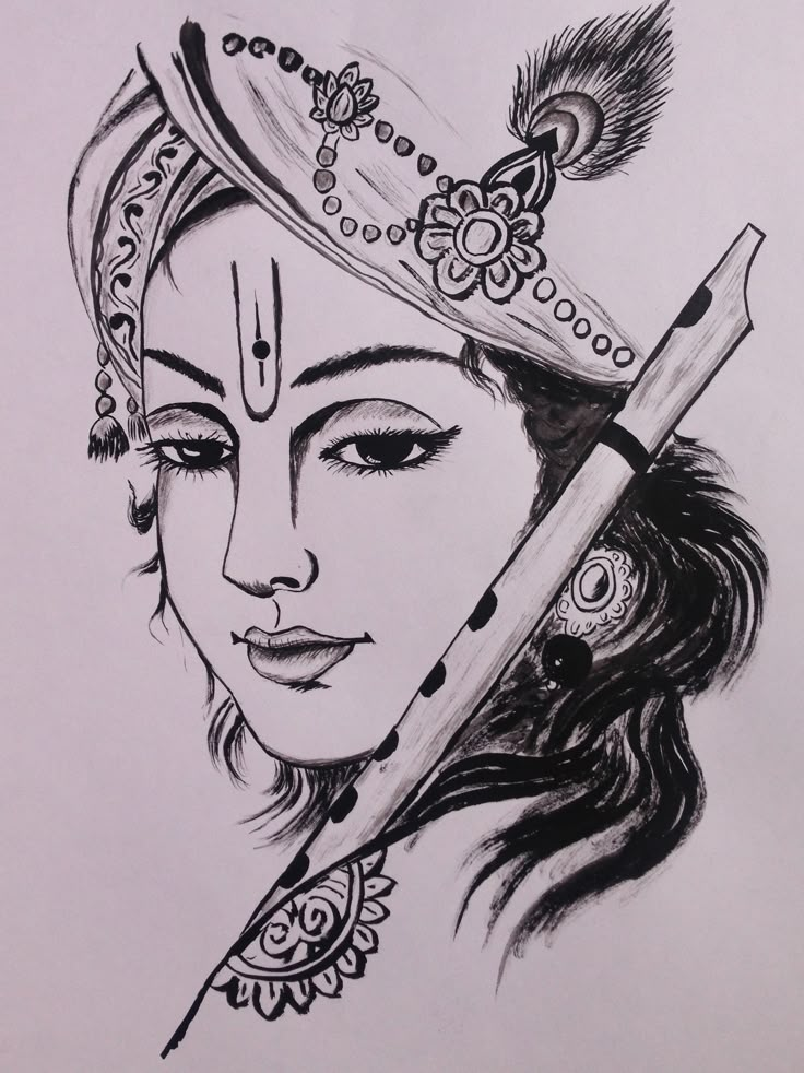 Sri Krishna Drawing Sketch, Radhakrishna Art Paintings, Kanha Ji Drawing Sketch, Krishna Ji Sketch Easy, Krishna Painting Pencil Sketch, Radha Krishna Simple Sketch, Krishna Sketch Pencil Creative Easy, Krishna Ji Sketch Pencil, Radha Krishna Pencil Art