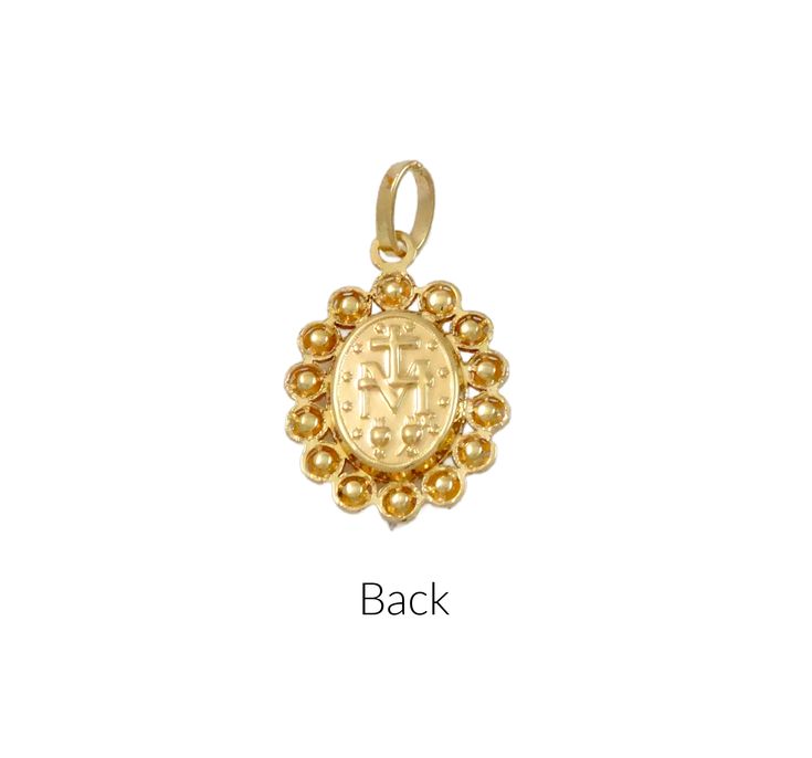 This amazing 14K gold miraculous pendant with C/Z is all you need for a divinely stylish look. Keep it close to your heart and enjoy the shining brilliance of the cubic zirconia. You'll be miraculously fabulous! Miraculous Medal Pendant Jewelry For Wedding, Miraculous Medal Wedding Pendant Jewelry, Wedding Miraculous Medal Pendant Jewelry, Miraculous Medal Pendant For Wedding, Wedding Miraculous Medal Pendant, 14k Gold Miraculous Medal Pendant, 14k Gold Pendant With Miraculous Medal, Anniversary Miraculous Medal Round Pendant Jewelry, Elegant Miraculous Medal Round Pendant Jewelry