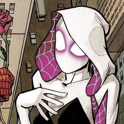 a spider - man is sitting in front of a pink rose