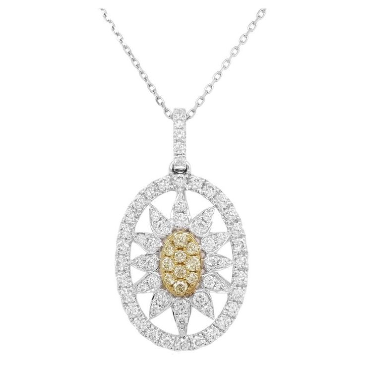 Luxury White Diamond Necklace With Flower Pendant, Luxury Diamond Cut Flower Pendant Necklace, Luxury Brilliant Cut Diamond Flower Pendant Necklace, Oval Pendant Diamond Necklace With Single Cut Diamond, Luxury Diamond Necklace With Large Pendant, White Gold Diamond Cut Necklace With Oval Pendant, Dazzling Diamond Necklace With Flower Pendant, Exquisite Diamond White Diamond Necklace Pendant, Exquisite Diamond White Pendant Necklace