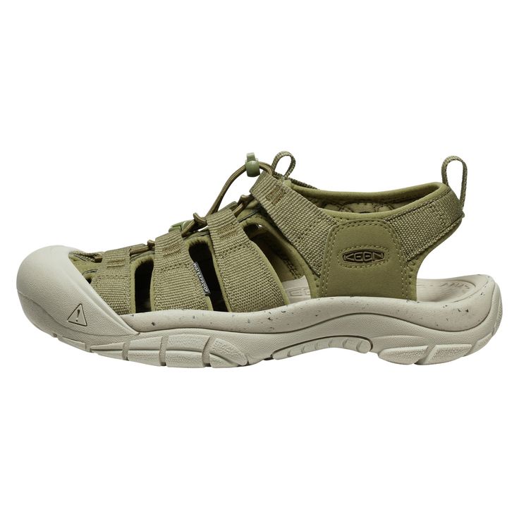 Protect your feet while keeping them free and functional in the men's KEEN Newport H2 all-terrain sandals. Their tough polyester webbing uppers are made for warm-weather adventures. Casual Durable Sport Sandals For Outdoor Activities, Green Sports Sandals With Rubber Sole, Sport Sandals With Rubber Sole For Outdoor Activities, Casual Durable Sport Sandals For Outdoor, Functional Waterproof Sport Sandals For Outdoor Activities, Waterproof Functional Sport Sandals For Outdoor Activities, Sporty Closed Toe Outdoor Sport Sandals, Rugged Outdoor Sandals With Cushioned Footbed, Hiking Sandals With Rubber Sole