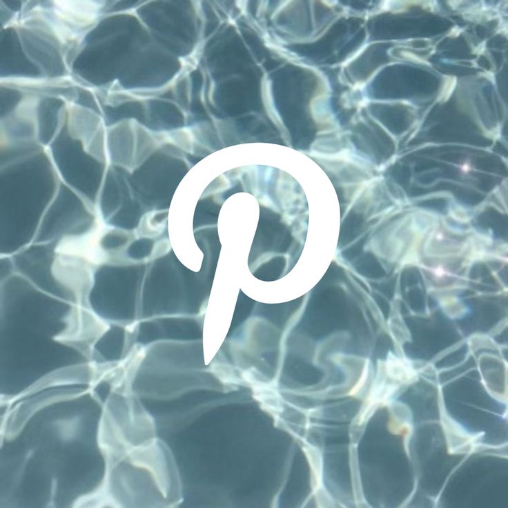 an image of water with the letter p in it