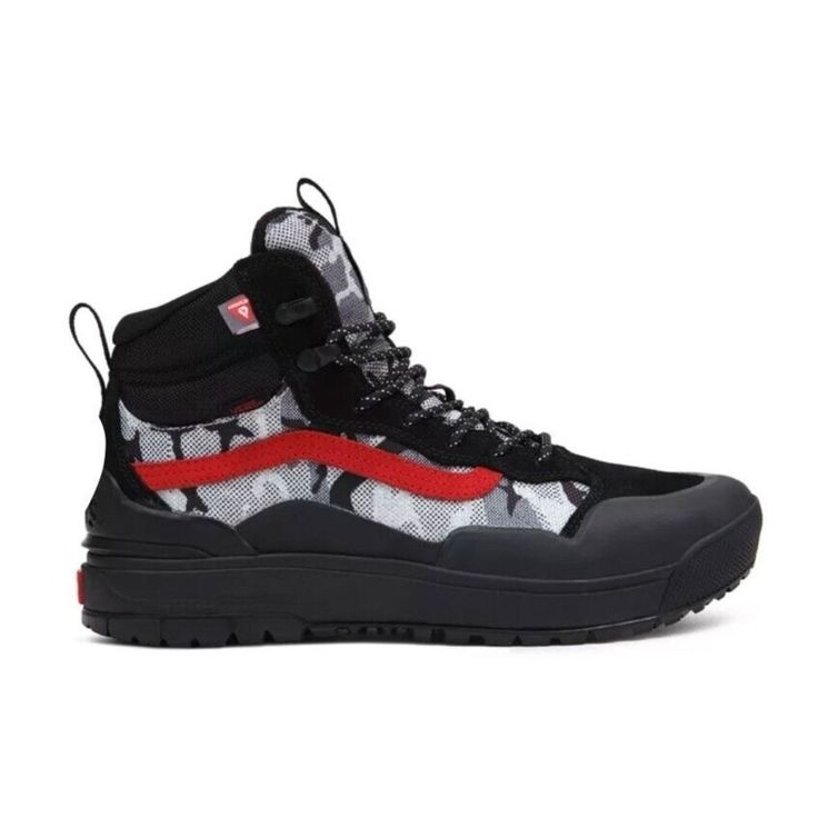 100% Positive Seller Rating. Shipped From A Smoke And Pet Free Environment. Men's Size: 7 / Women's Size: 8.5 Men's Size: 12 / Women's Size: 13.5 Brand New Without Box. Vans Ultrarange Exo Hi Mte-2 Insulated Boot Primaloft Arctic Camo Boots. Black Boots With Red Sole For Streetwear, Vans Lace-up Winter Boots, Red Sole Lace-up Boots For Streetwear, Black Ankle Boot Sneakers For Winter, Vans Lace-up Hiking Boots, Vans Lace-up Hiking Boots For Streetwear, Vans Lace-up Winter Hiking Boots, Vans Black Hiking Boots For Streetwear, Ankle-high Winter Hiking Boots For Streetwear